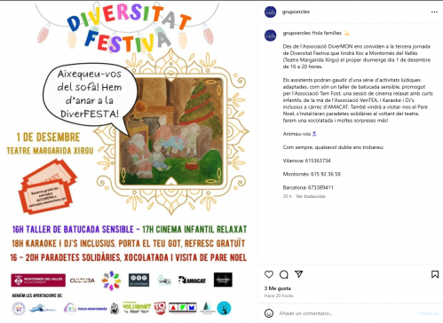 TALLER DIVERSITAT FESTIVA